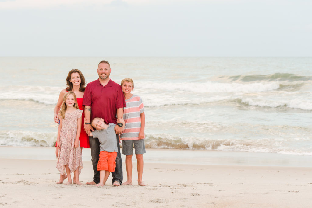 Topsail Beach NC family photo