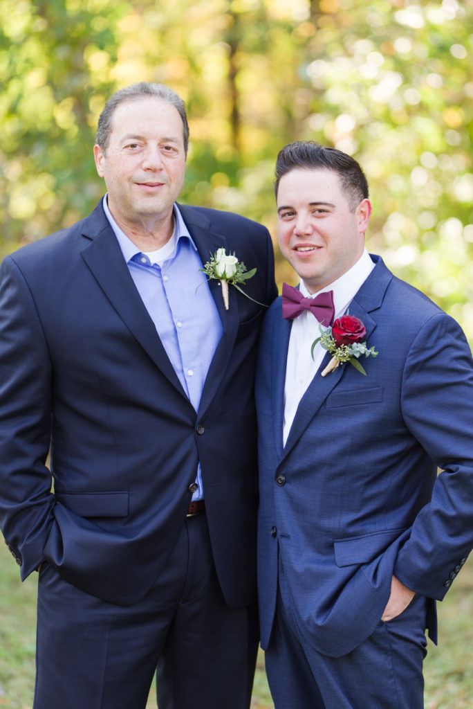groom with Dad