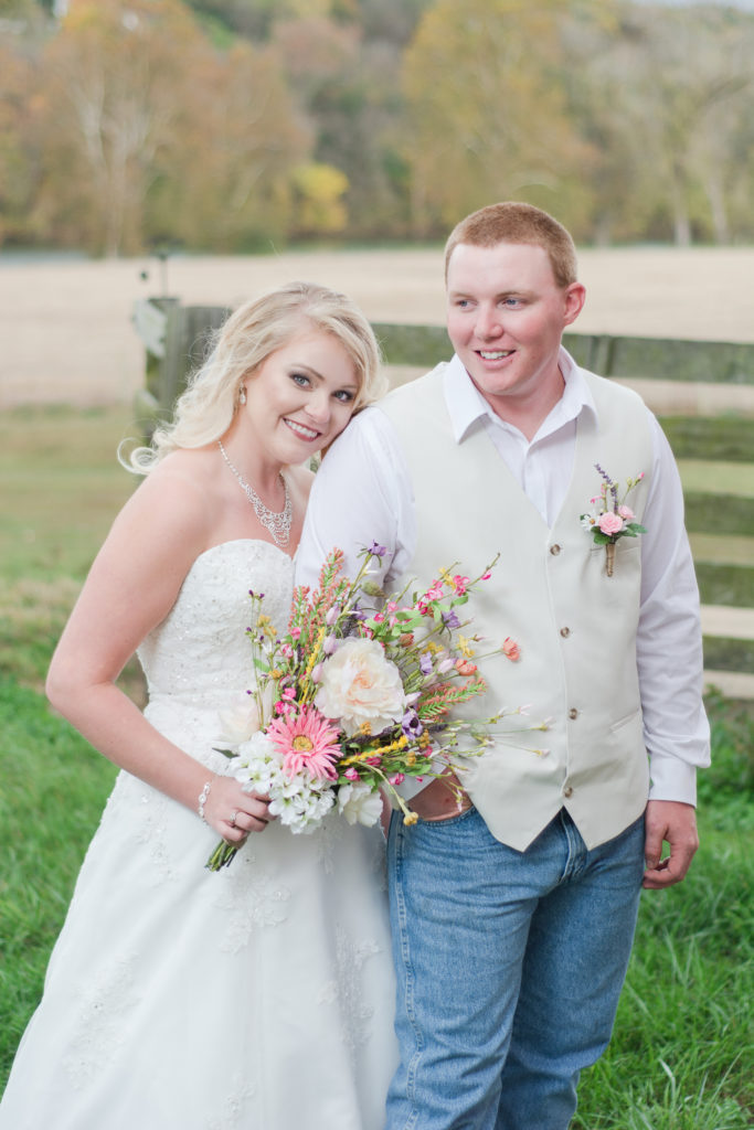 photo of bride and groom portrait
