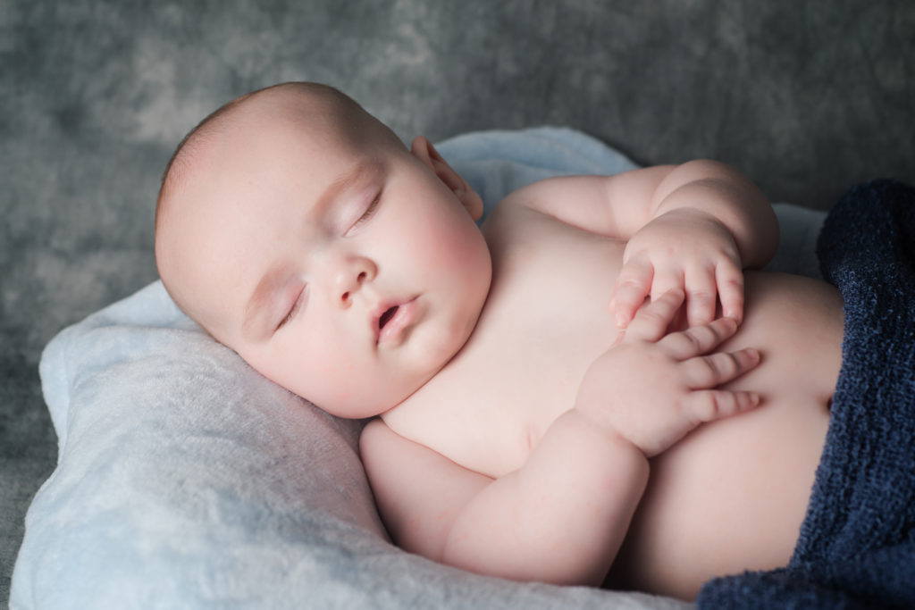 sleeping newborn portrait