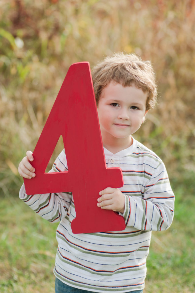 child turning 4 years old