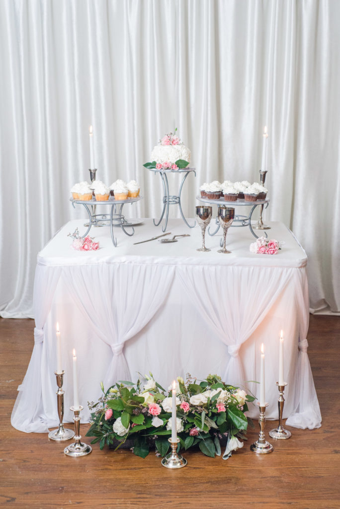 cake table for styled shoot