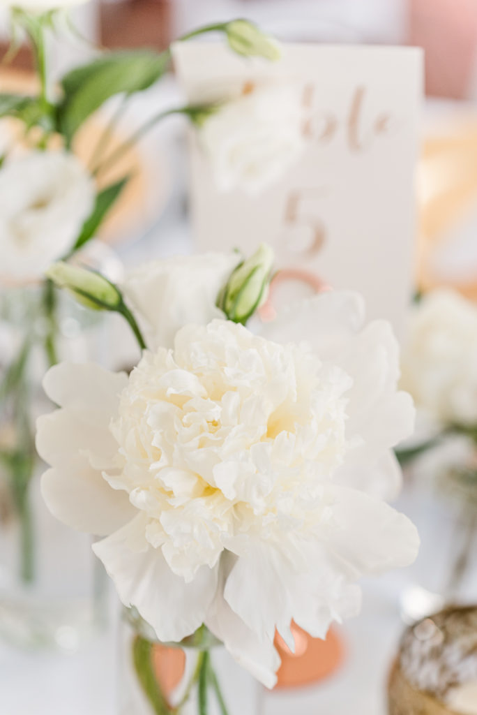 wedding reception florals