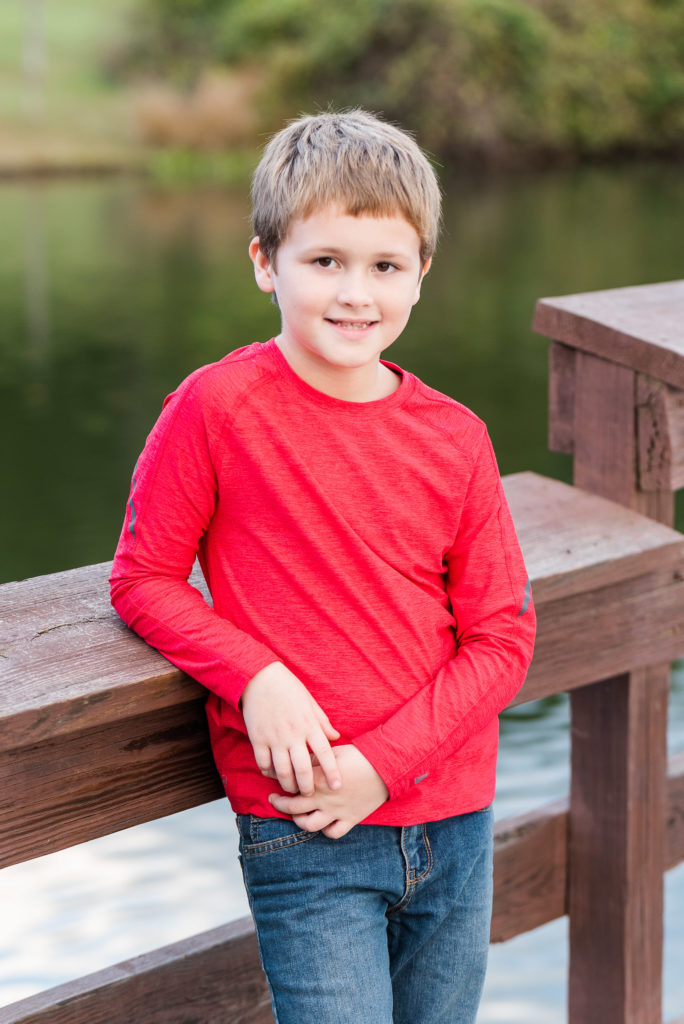 child's 8 year old session portrait - James' 8th Birthday