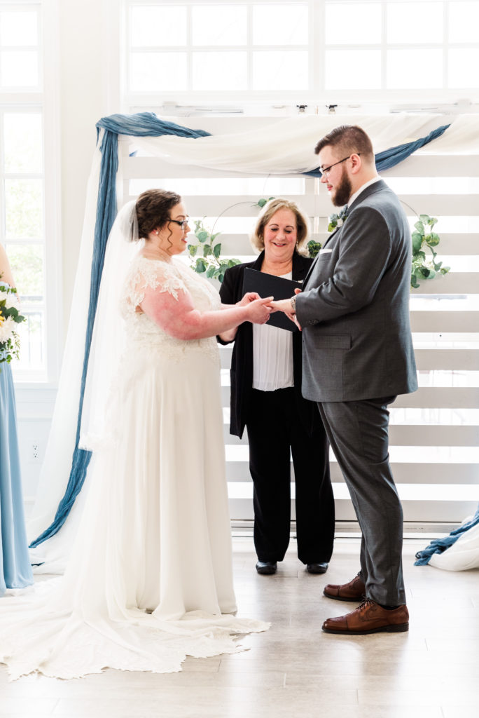 exchange of rings - wedding ceremony