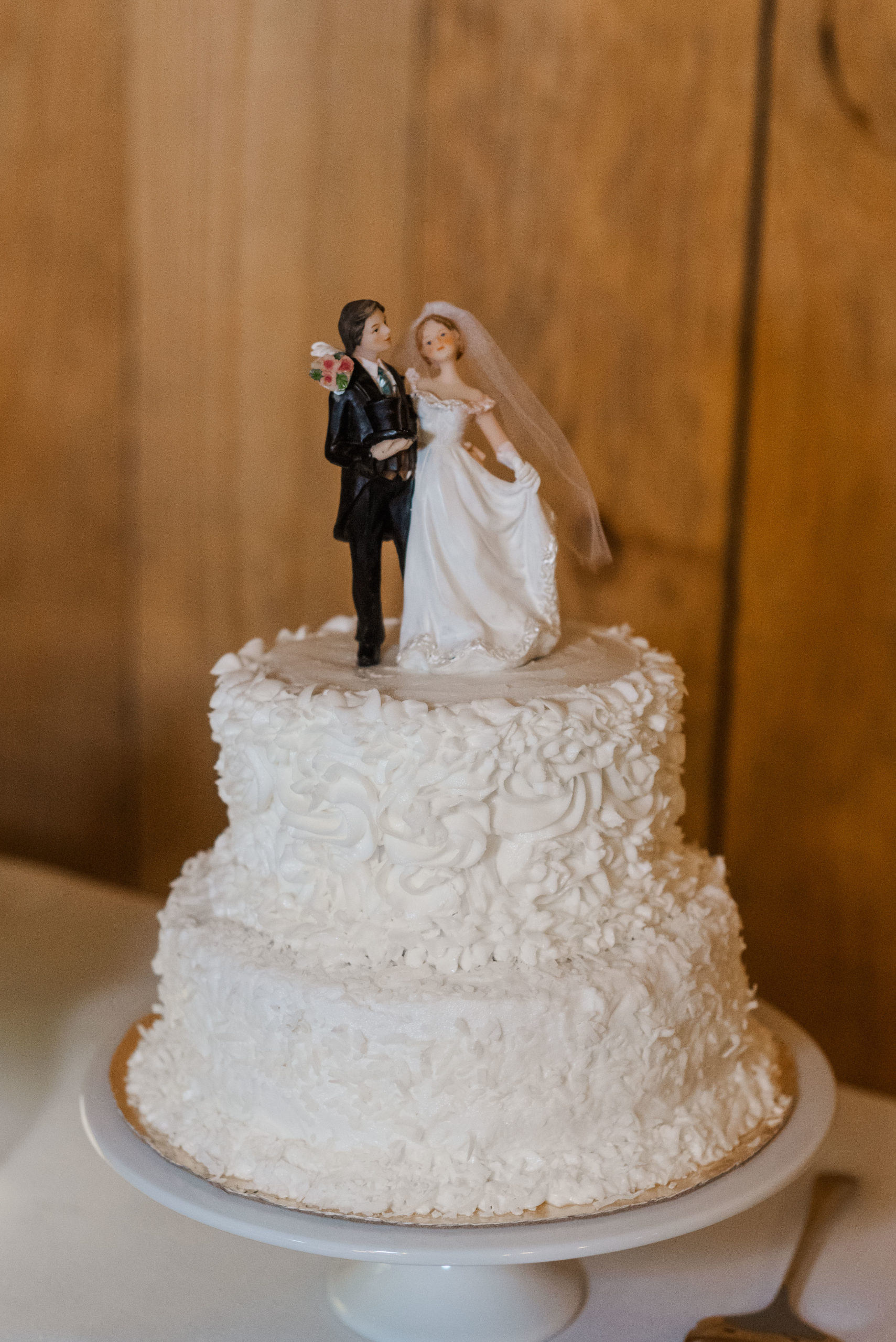 wedding cake  cake topper Wright Memorial Event Center