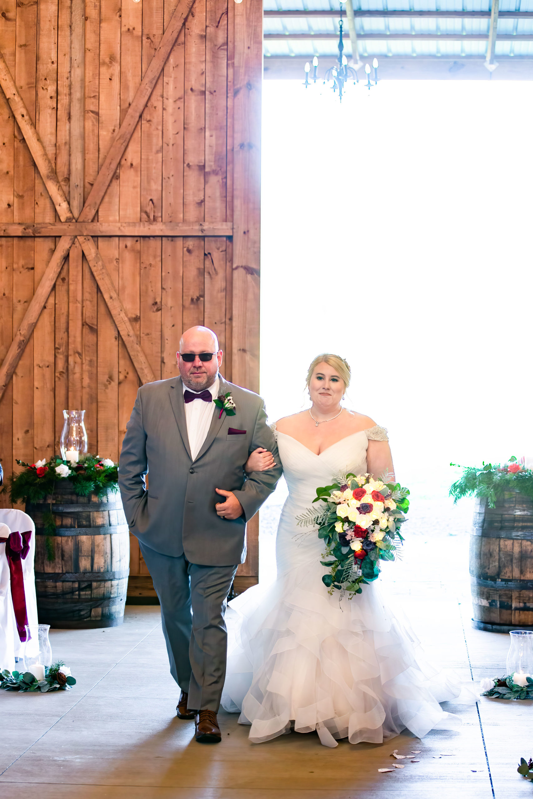 processional  - bride and father