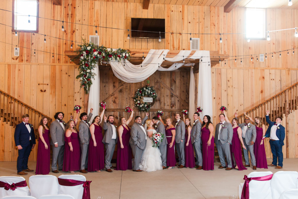 bridal party bridal party Wright Memorial Event Center
