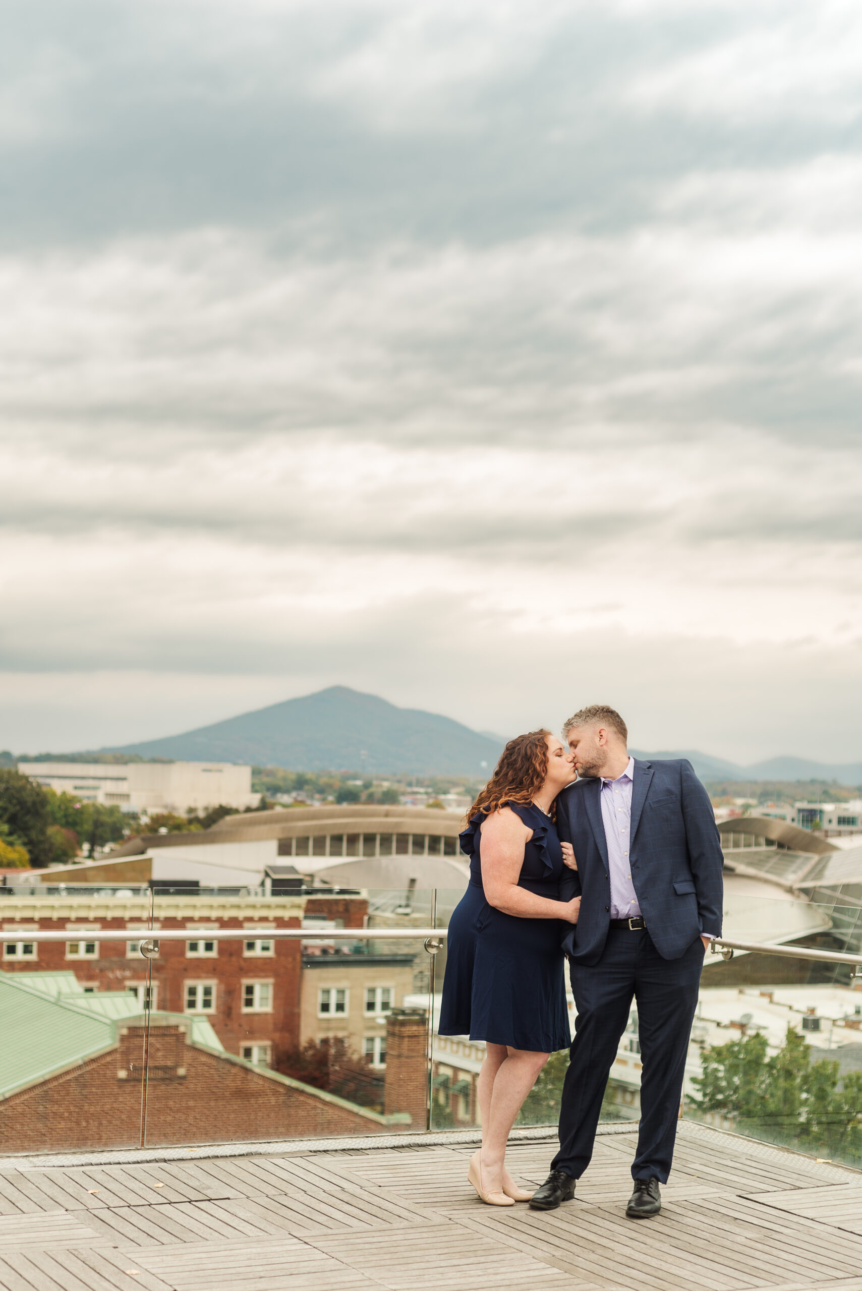 Engagement Session at Center in the Square Rooftop