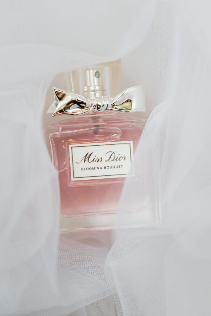 Miss Dior perfume for bride