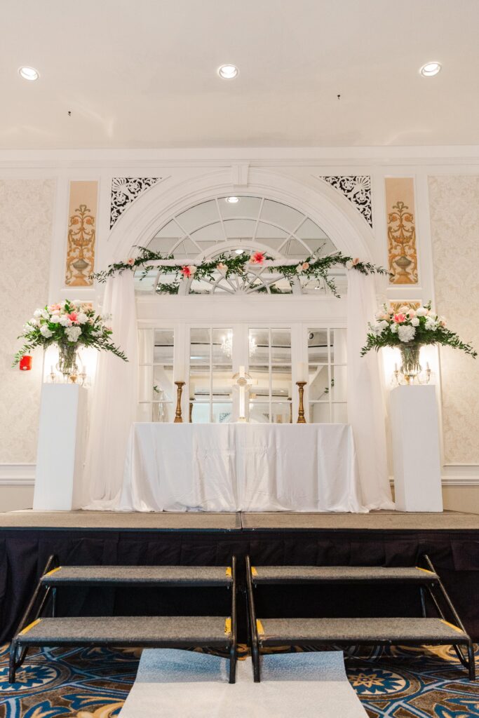 ceremony details at The Hotel Roanoke
