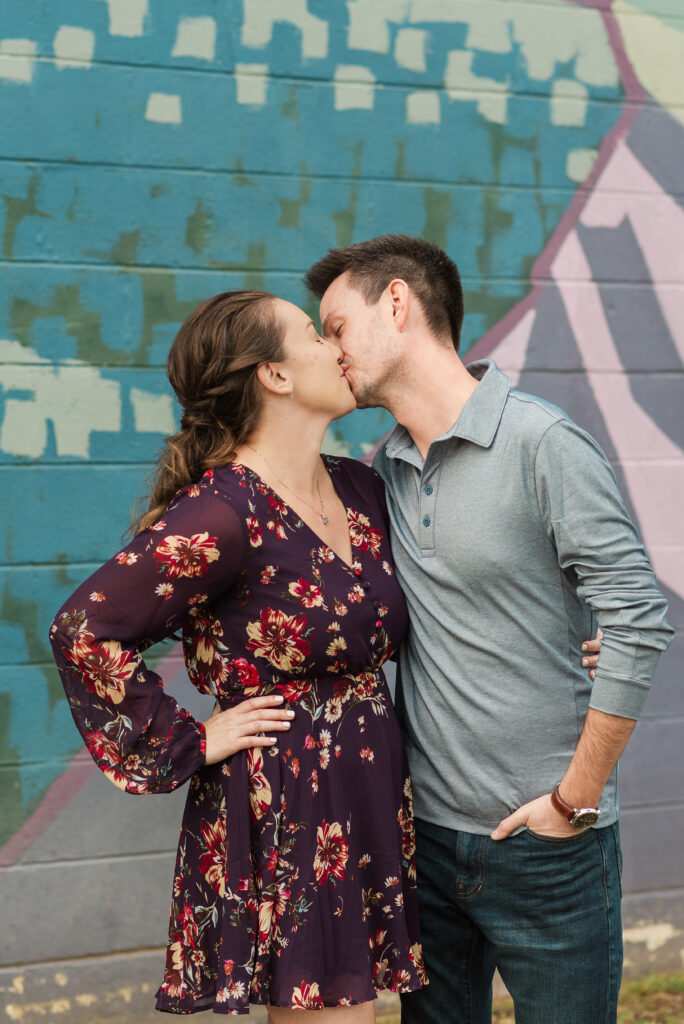 Kaila & Adam's Engagement Session with murals
