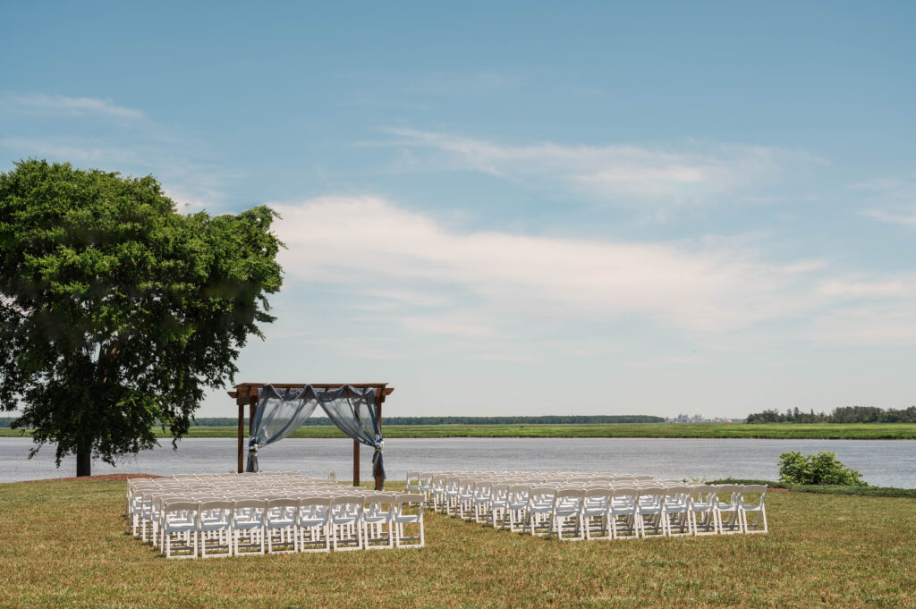 wedding site at Cousiac Manor