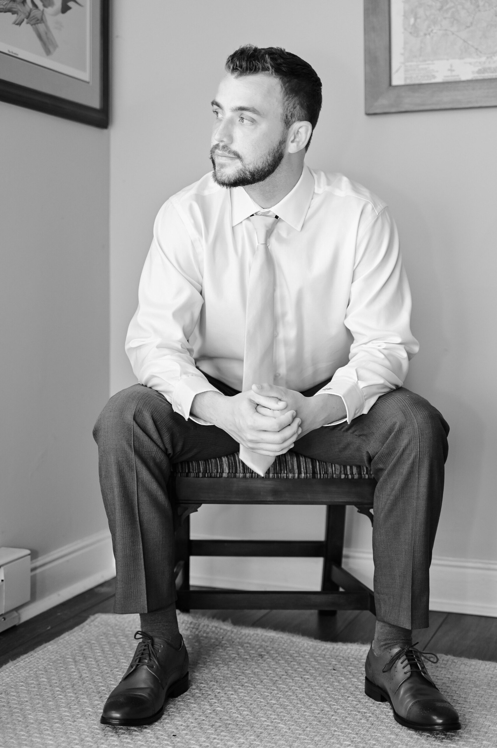 groom getting ready