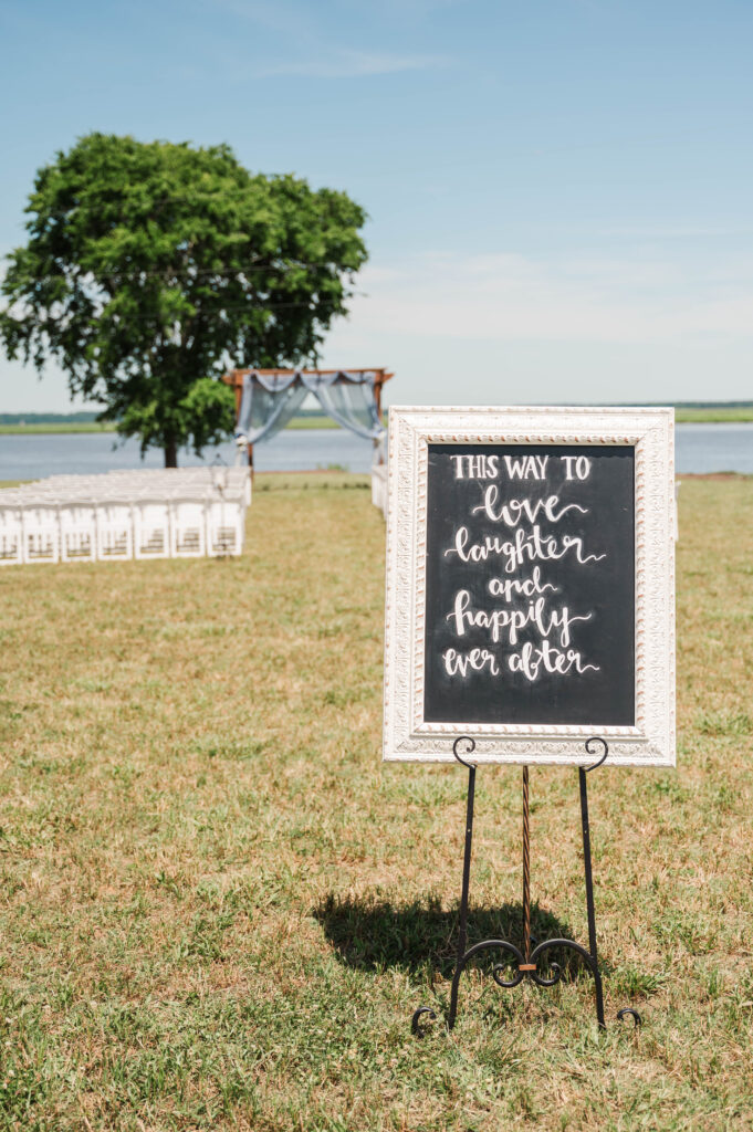 wedding signage