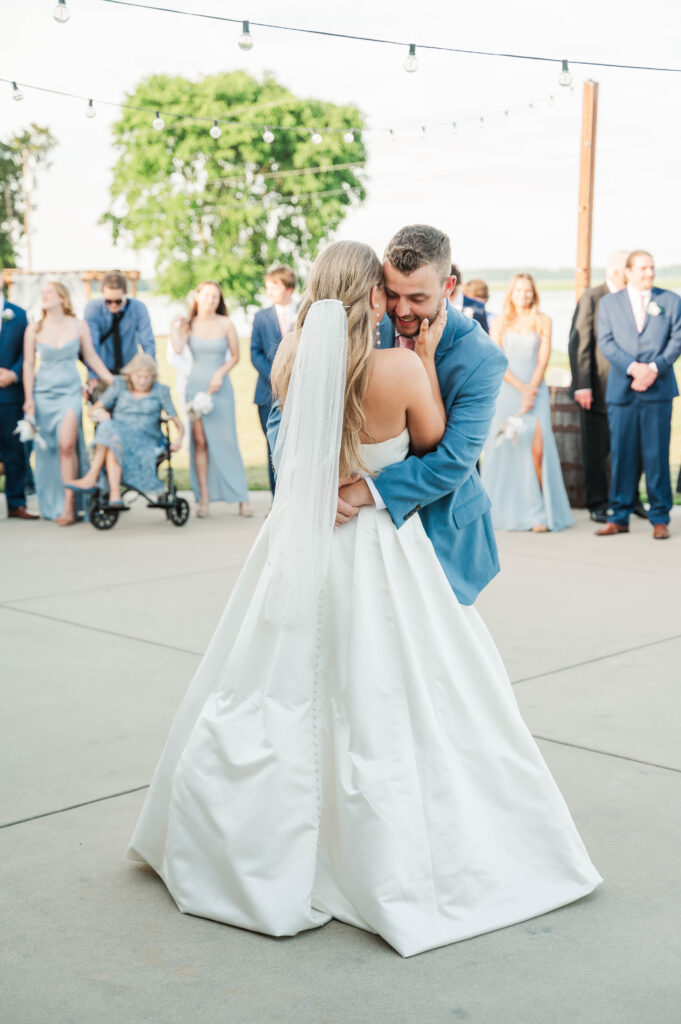 First Dance Bride & Groom during wedding at Cousiac Manor