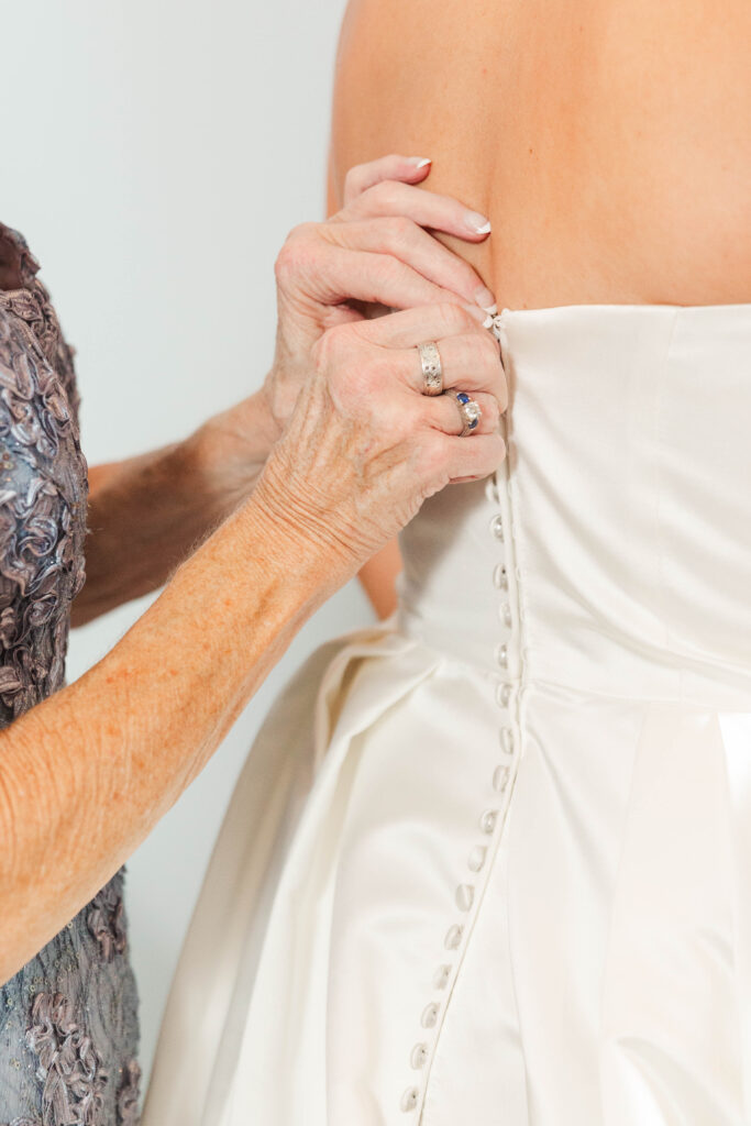 bride getting ready