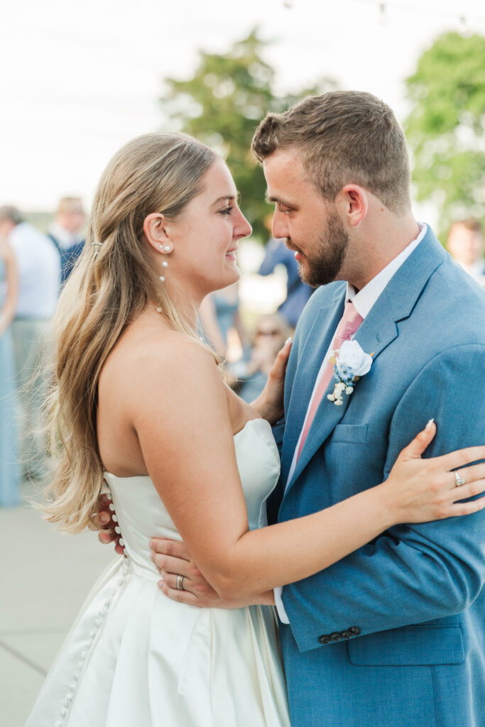 First Dance Bride & Groom during wedding at Cousiac Manor