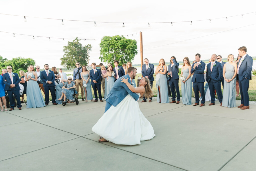 First Dance Bride & Groom during wedding at Cousiac Manor