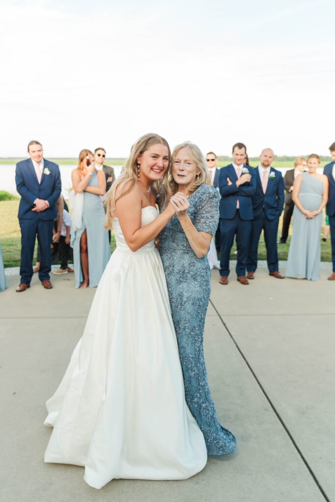 mother daughter dance during wedding at Cousiac Manor