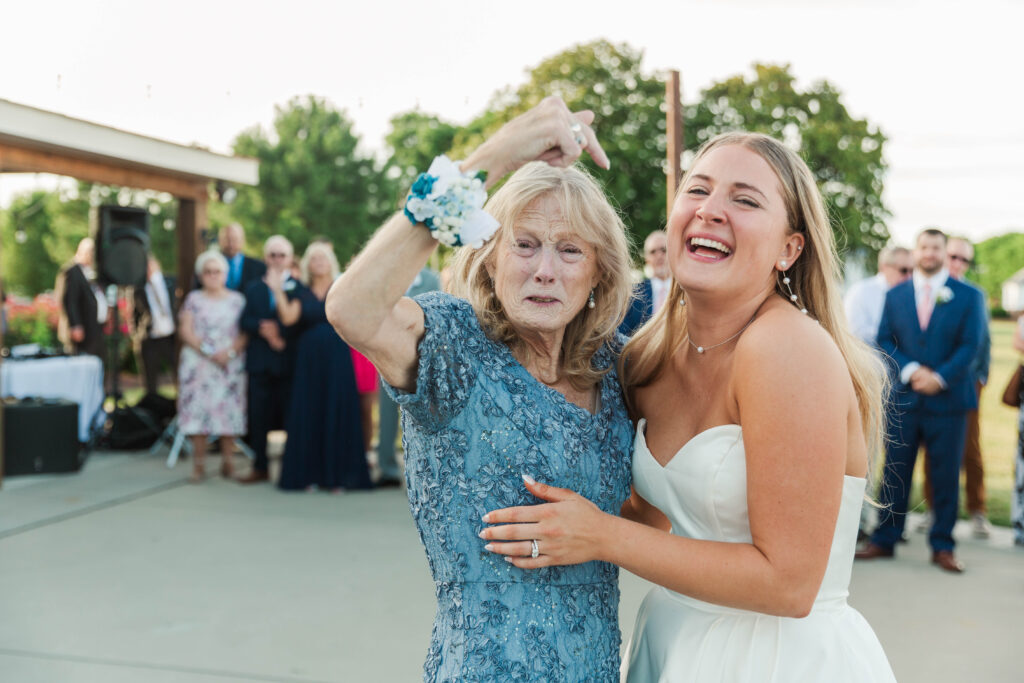 mother daughter dance during wedding at Cousiac Manor