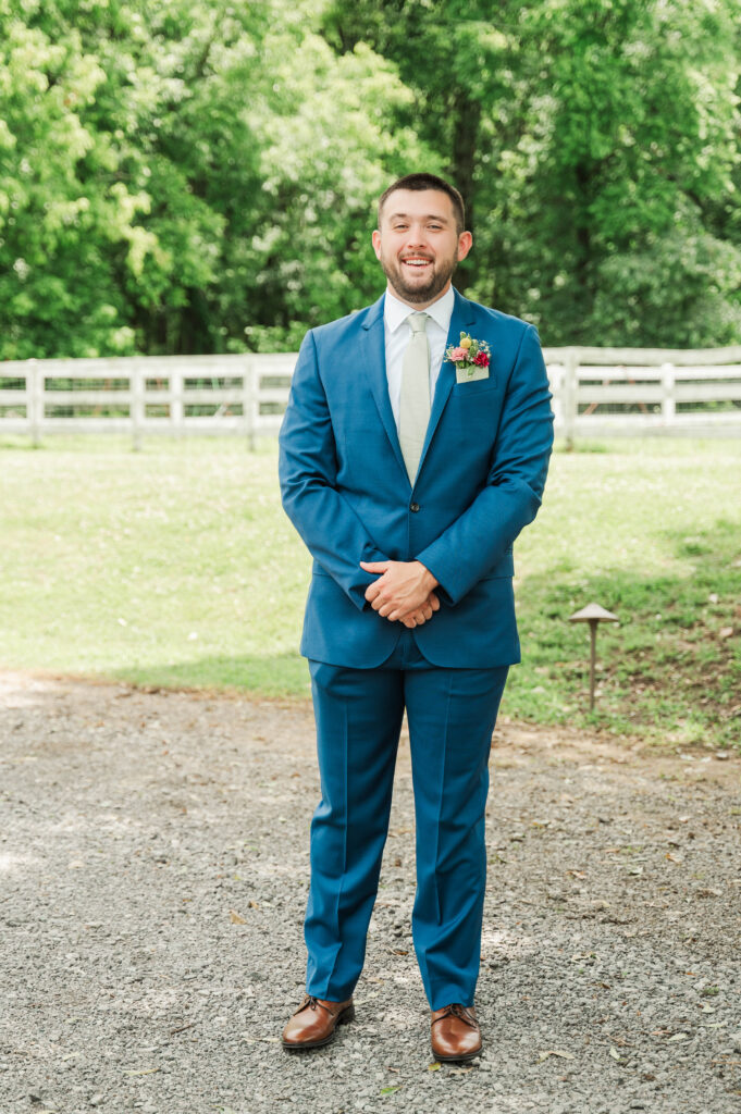 Groom’s portrait 