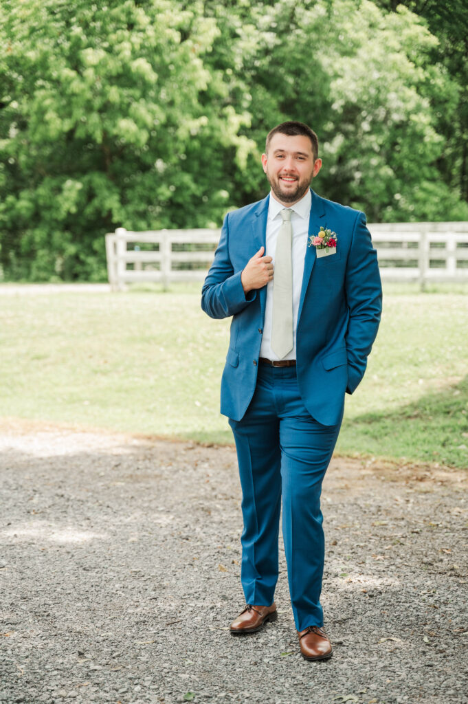 Groom’s portrait 