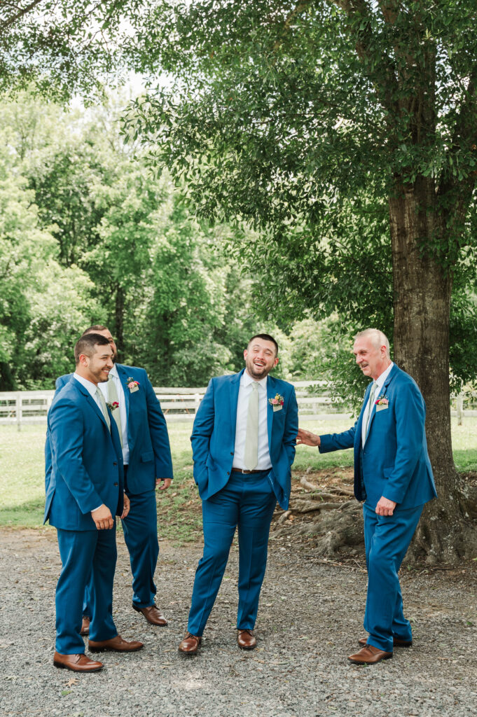 Groom with groomsmen 