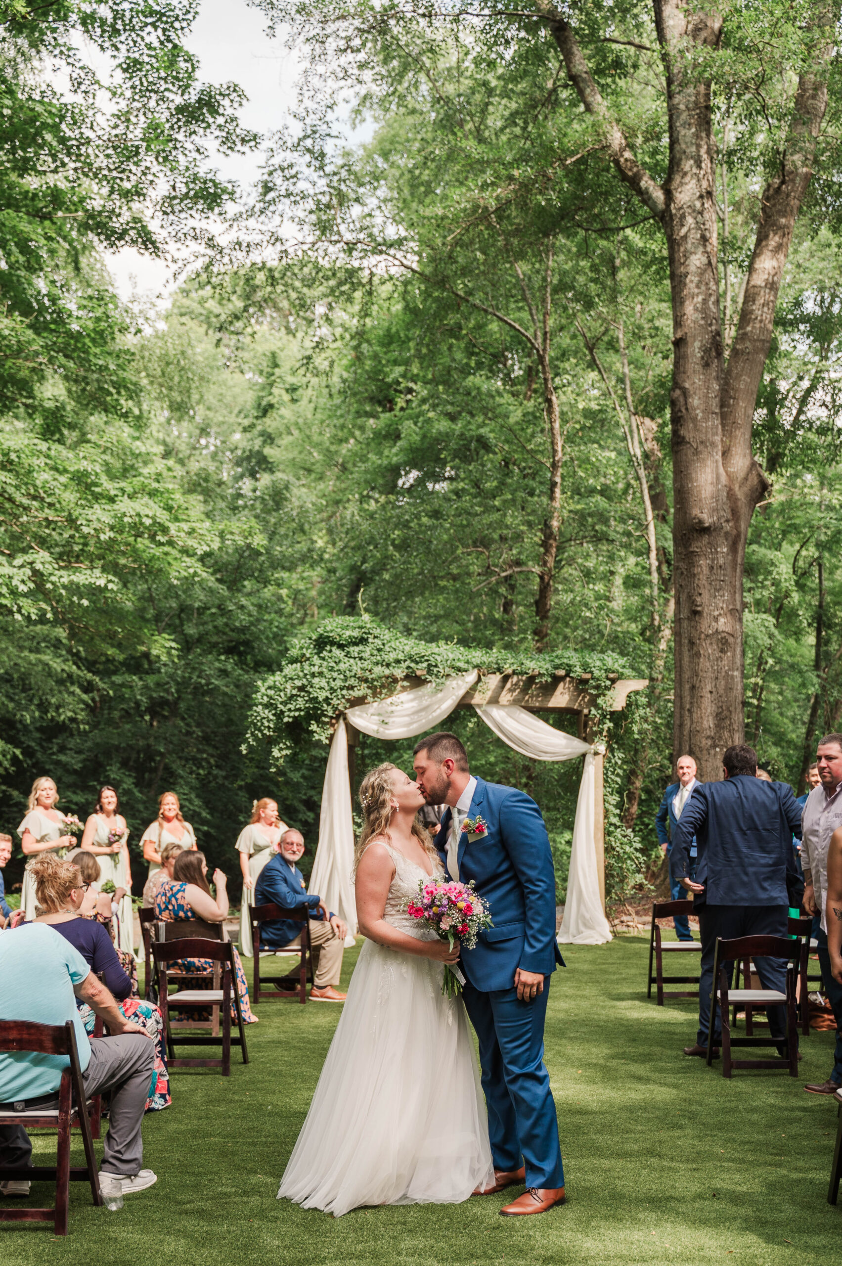 Kiss walking down the aisle