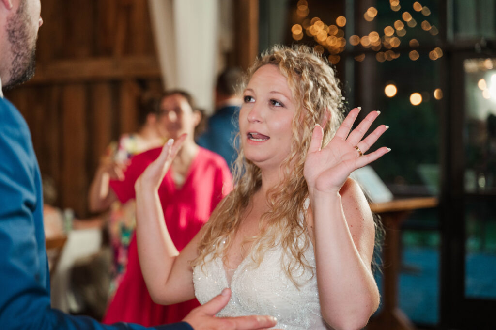 Party Dancing at the Wedding Reception