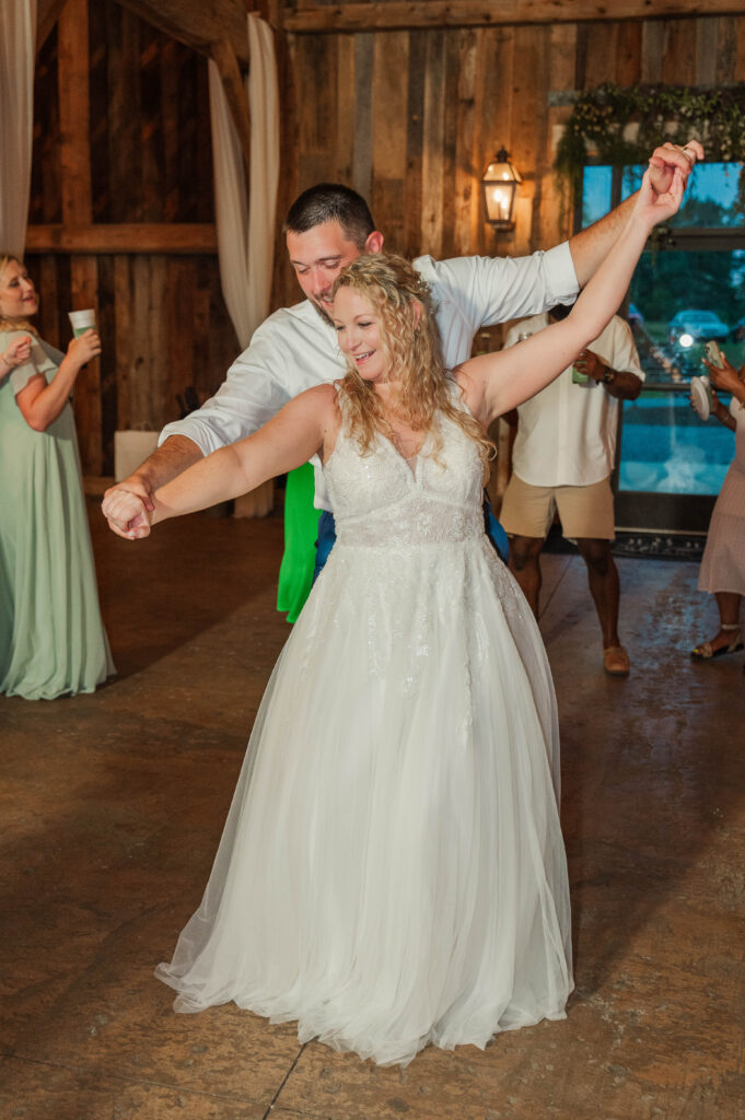 Party Dancing at the Wedding Reception