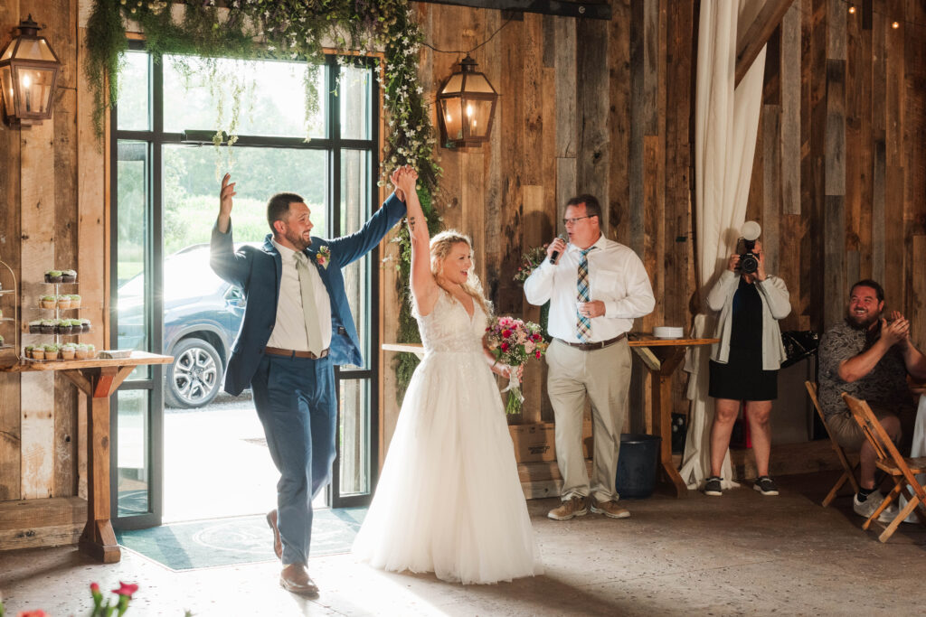 Bride and Groom Introductions