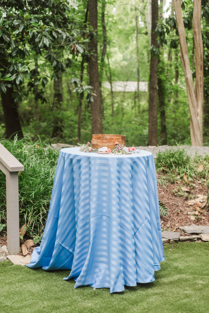 Wishing stone table