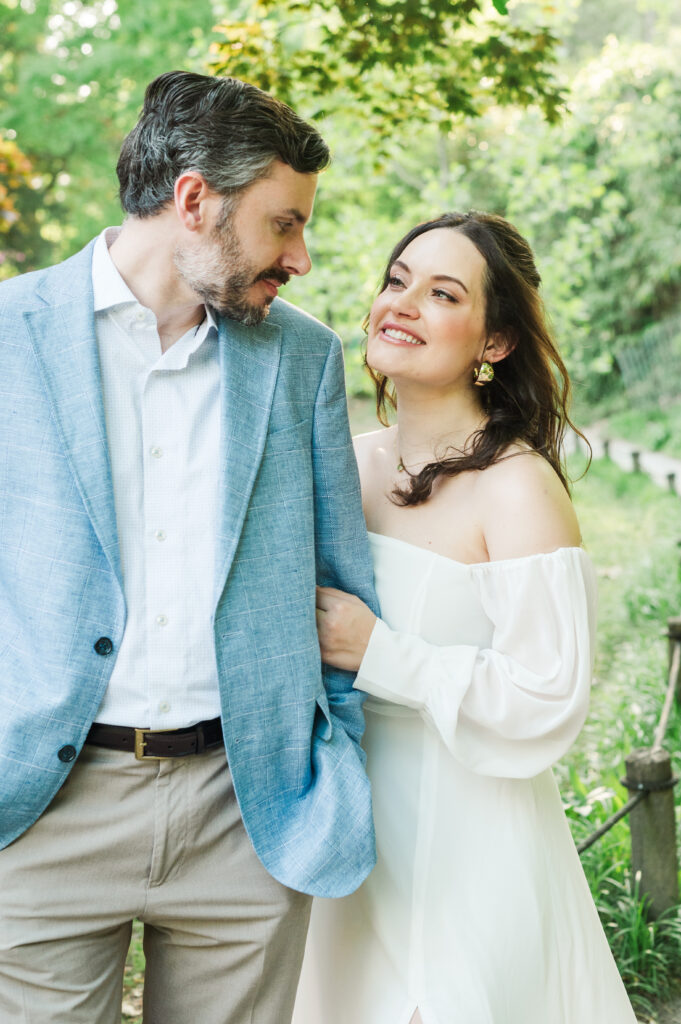 portrait of engaged couple
