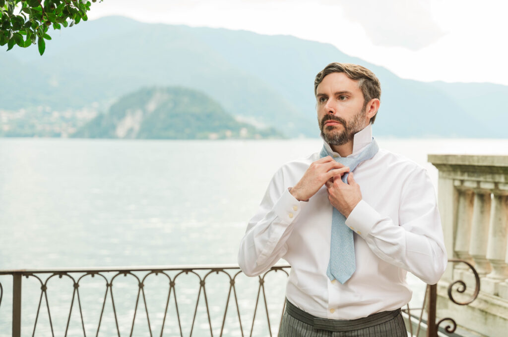 groom getting ready