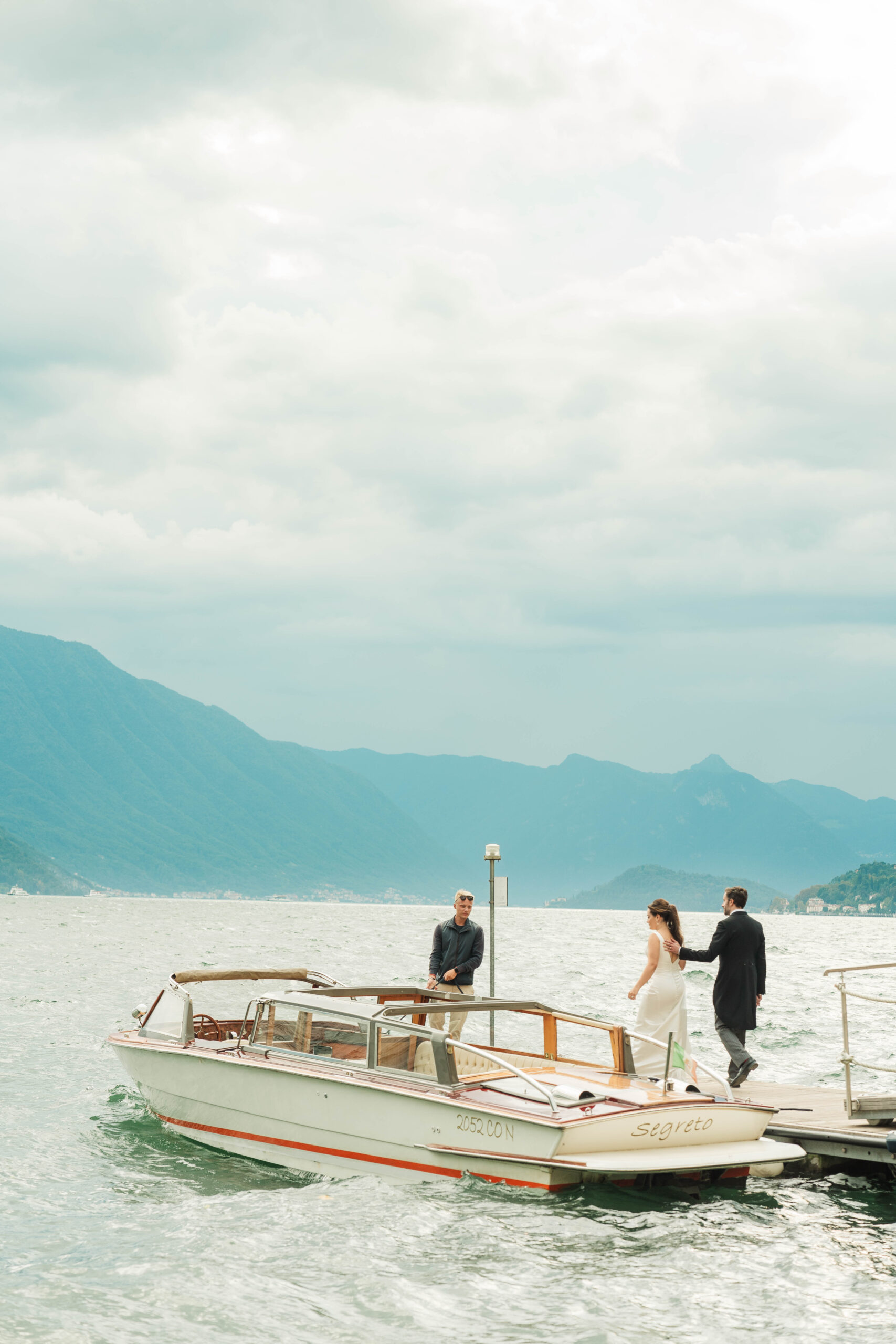 bride and groom portraits at Hotel Villa Cipressi, Lake Como, Italy