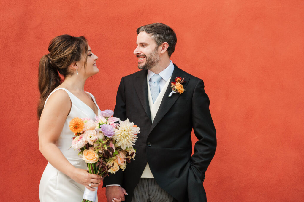 bride and groom portraits at Hotel Villa Cipressi, Lake Como, Italy