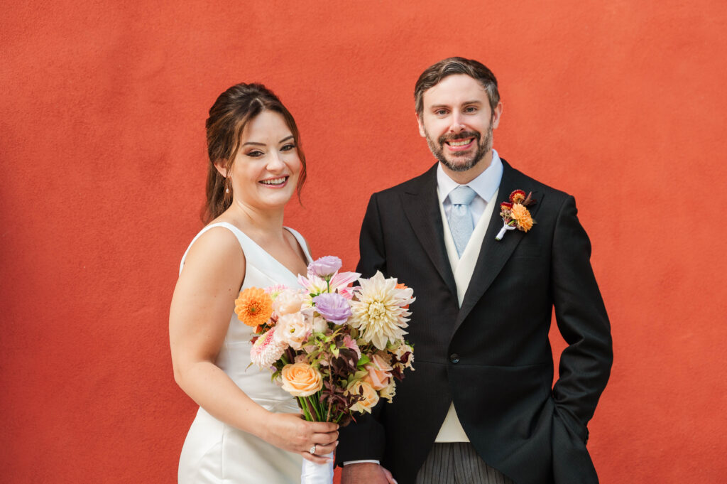 bride and groom portraits at Lake Como, Italy