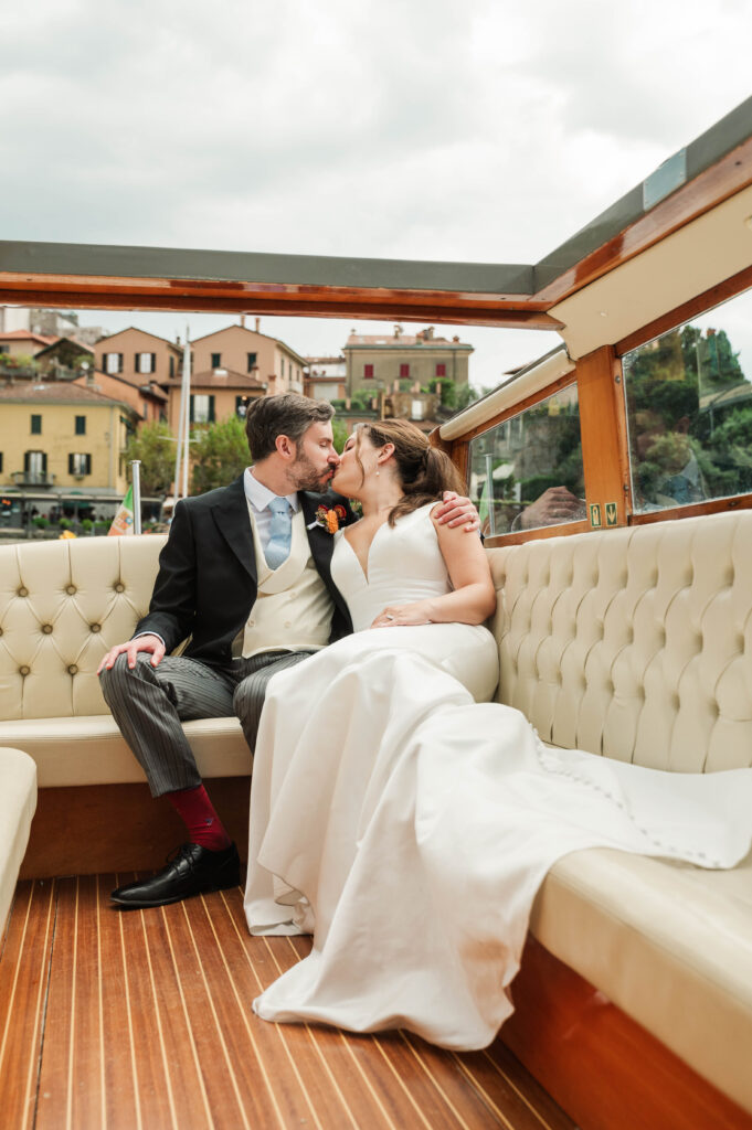 bride and groom portraits at Hotel Villa Cipressi, Lake Como, Italy