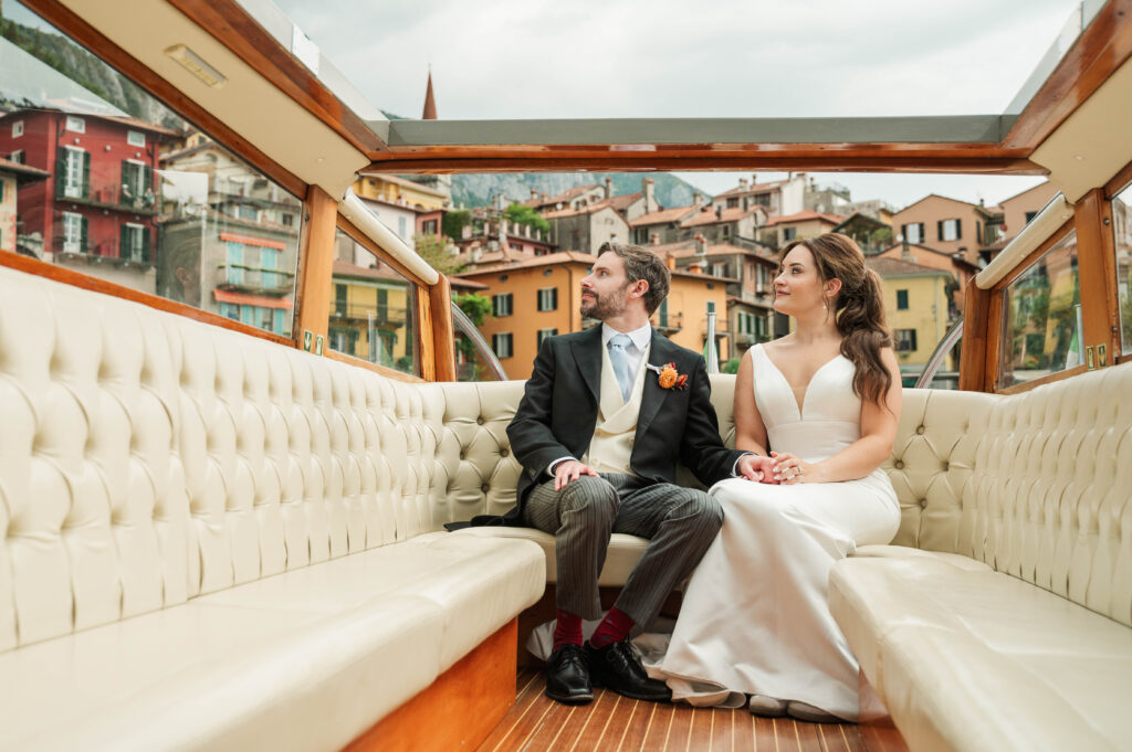 bride and groom portraits at Hotel Villa Cipressi, Lake Como, Italy