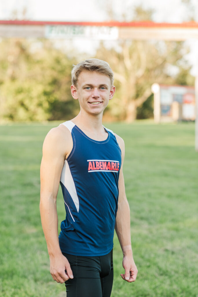 JT in his cross country uniform