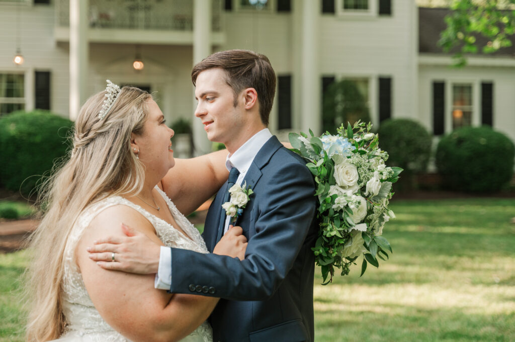 bride and groom portraits
