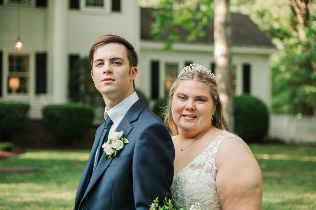 bride and groom portraits