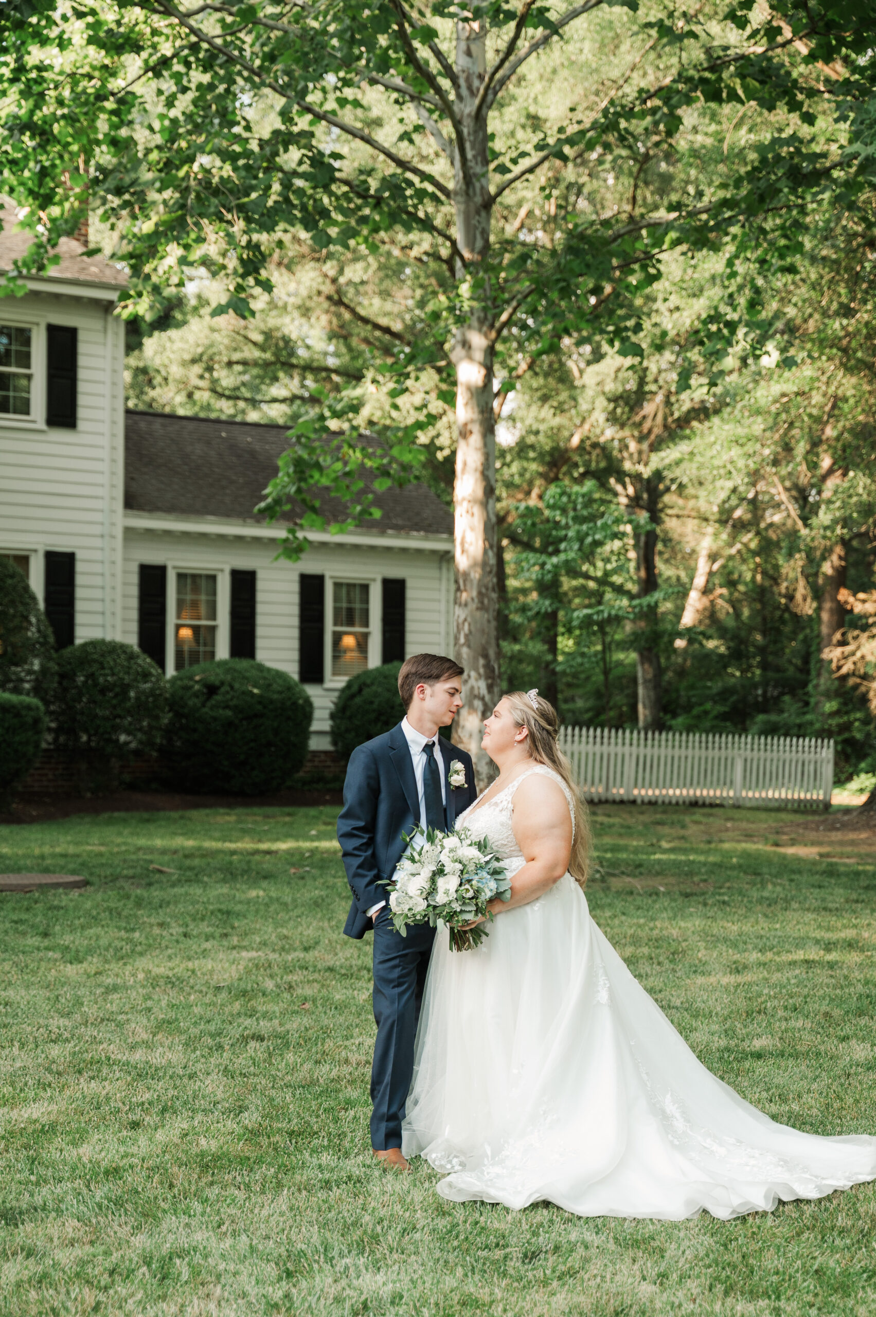 bride and groom portraits