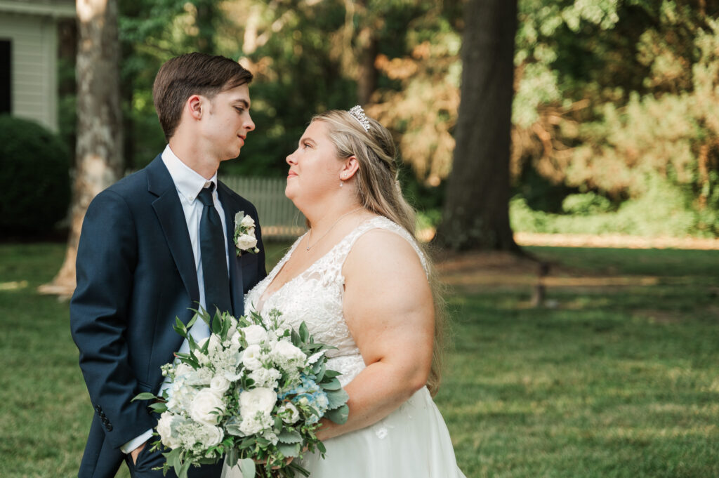 bride and groom portraits