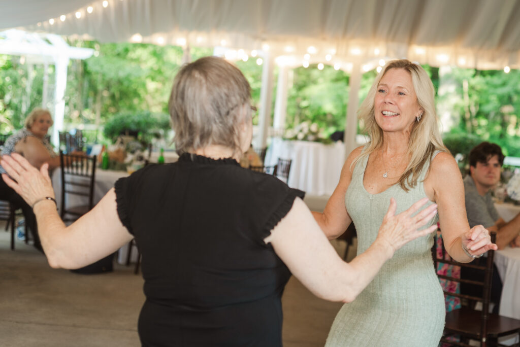 dancing at reception