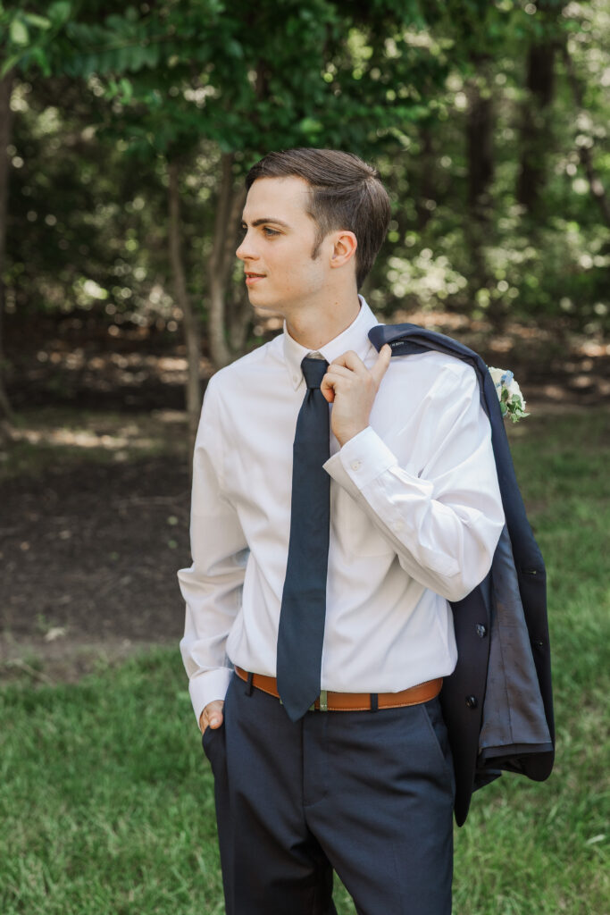 groom getting ready