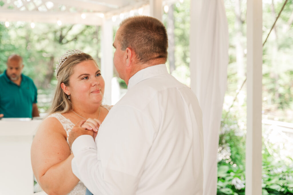 bride and father dance