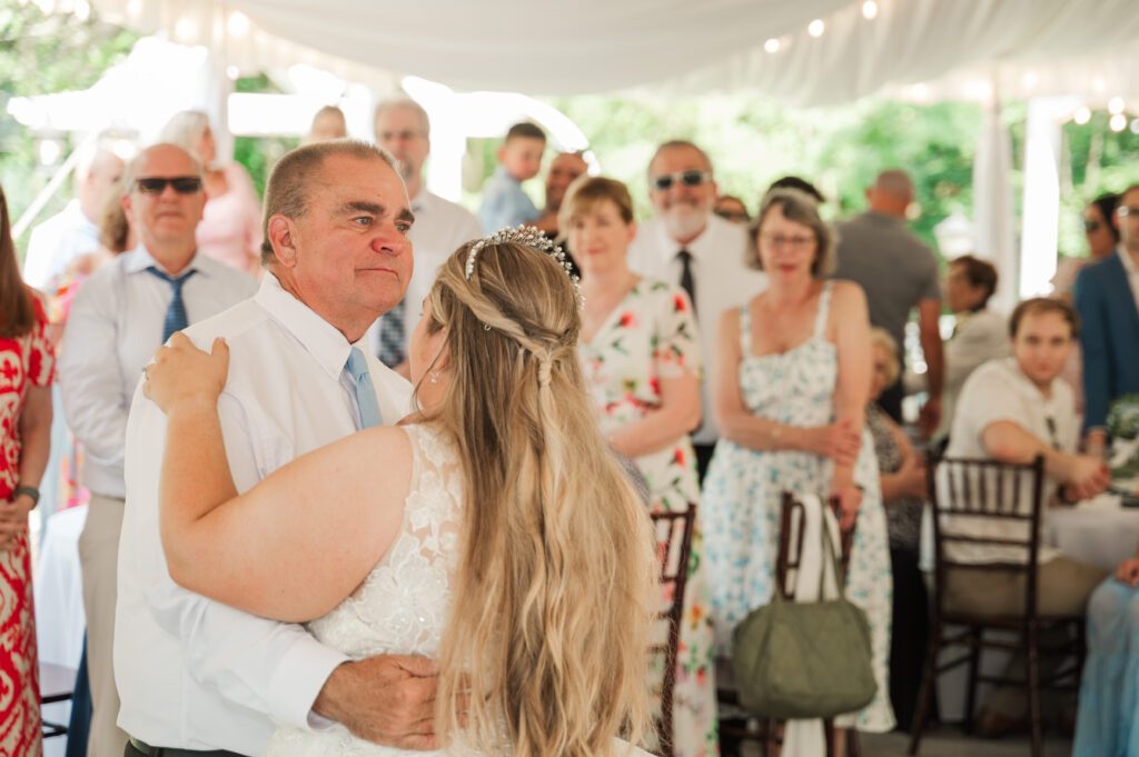 bride and father dance