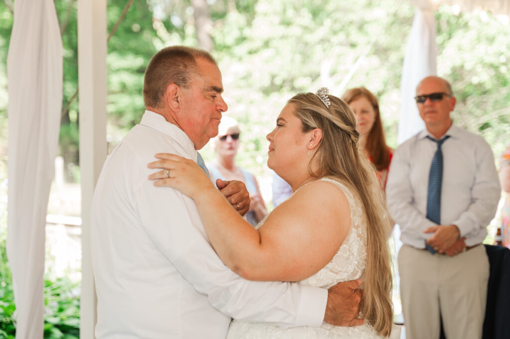bride and father dance